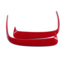 1 Pair Car Painted ABS Rear Bumper Splitter Spoilers Canard Rear Bumper Sid