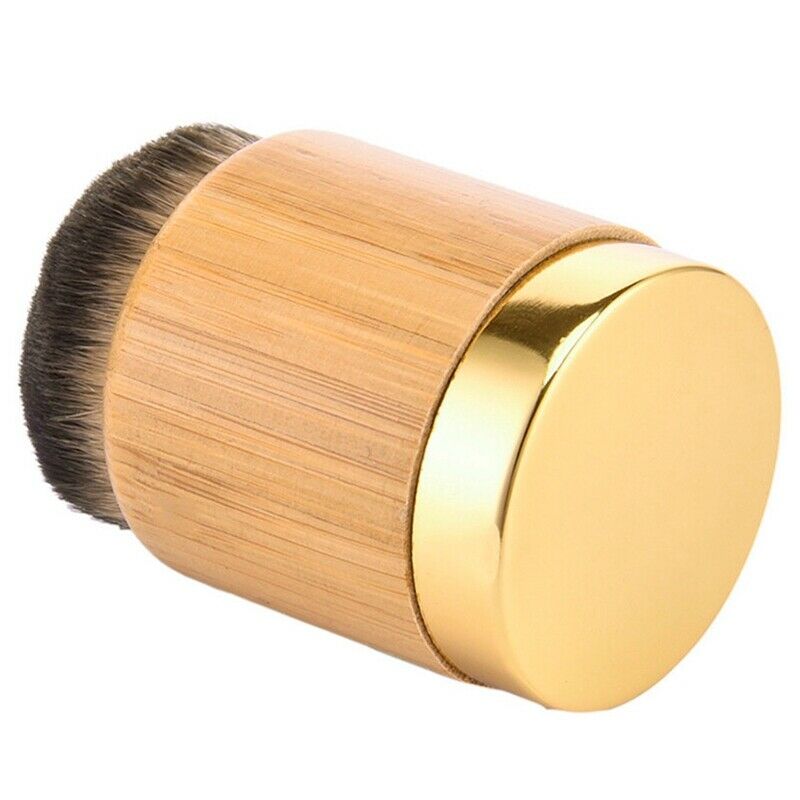 1Pcs Powder Blush Makeup Brushes Pro Bamboo Handle Oval Kmake Up Kits Found P2U6