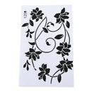 105x30cm Black Art Deco mural Painted PVC wall stickers