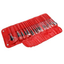 24PCS Wood Professional Brushes Kit Cosmetic Make Up Set with Pouch Bag