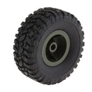 DIY RC Car Trailer Chassis with 4 Rubber Tyres for WPL 1/16 6WD RC Military