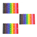 51pcs Rainbow Colour Fraction Cubes Math Early Learning Number Teaching