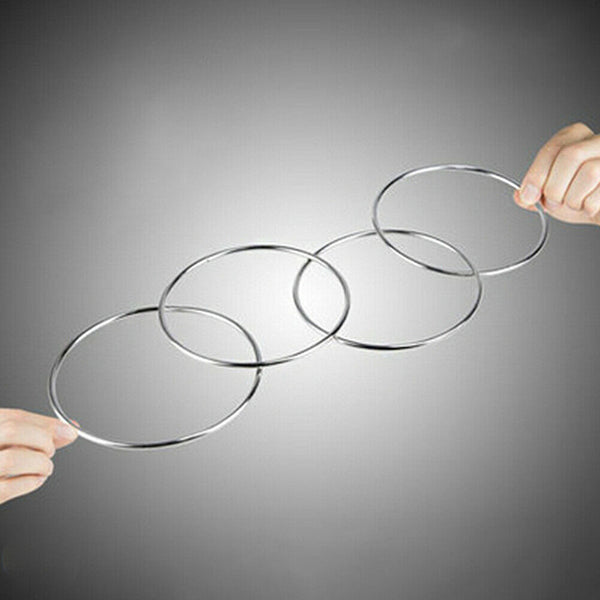 Fun Trick Magician Toys Linking Ring Metal Performance Magic Prop Stage