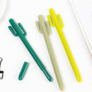Plastic Novelty Cactus Fine Stick Ballpoint Pen black Ink,Pack of 2,Color R Q2F3