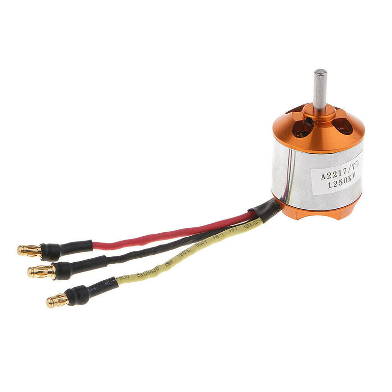 Brushless Motor A2217 1250KV for Fixed Wing Motor Accessory 9'' Propeller