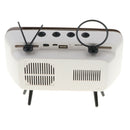 Universal Outdoor Portable Retro TV Style Wireless  Speaker Brown
