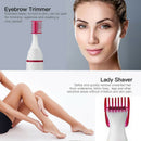 5in1 Waterproof Trimmer Female Wet Dry Shaver Epilator Rechargeable Hair Cli`US