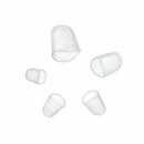 Meideal 15 Pieces Clear and Color Silicone Guitar Fingertip Protectors in 5 Z3H9