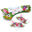 12 pair Rabbit Party Cupcake Toppers and Wrappers Fiesta Rabbit Party Suppl BX