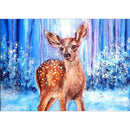 5D DIY Diamond Painting Animals Full Round Drill Rhinestone (Deer) A