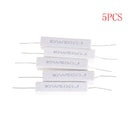 5 Pcs 10W 50 Ohm 5% Ceramic Cement Power Resistor 10 Watt 10W50RJ JR