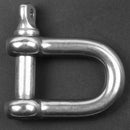 Stainless Steel 10mm 25/64 inch Screw Pin Chain D Dee Shackle Hardware Rigg O4U9