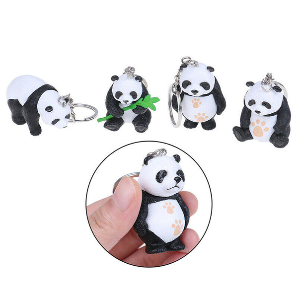 2019 Panda Key chain New Cute Panda Keychain for Bag Car Key Ring GiftsJ â„–[