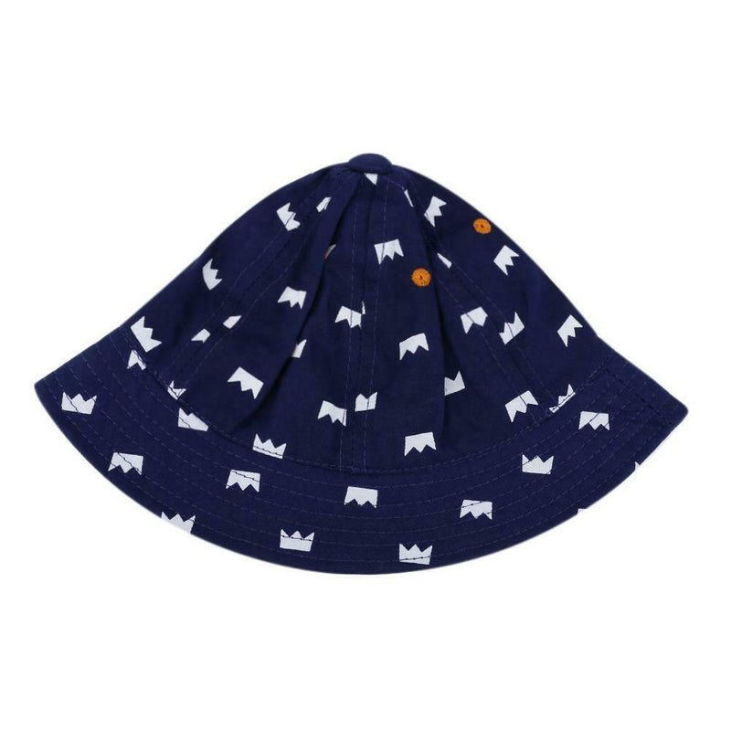 Fashion Newborn Baby Girls Boys Sun Hats Cotton Cap Crown Floral Baby Hat