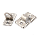 4" Stainless Steel Hardware Door Lock Barrel Bolt Latch Padlock Clasp Set 3c