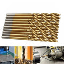 150pcs 1mm-3mm Titanium Coated HSS High Speed Steel Twist Drill Bit Set QLE