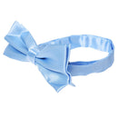 New boys Children kids Solid Bow Tie Pre tied Wedding Party satin bow tie Y1T6