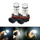 2X DRL H8 H9 H11 6000K 100W High Power LED Headlights Fog Driving / Light B P6B1