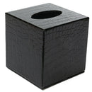 Durable Room Car PU Leather Square Tissue Box Paper Holder Case Cover Napki