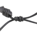 Adjustable Metal Leather Bracelet Black Color for Man Woman Gift