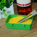 Food Water Dish Plastic Parrot Bathing Bird Pigeons Cage Sand Feeding CupK R7W4