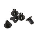 6mm x 12mm Plastic Rivets Car Push Clips 50 Pcs