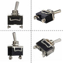 5X Toggle Switch Heavy Duty 125V 20A SPST 2 Terminal Waterproof Car ATV OFF Q6K1