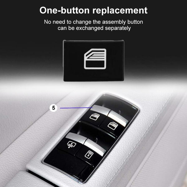 Power Window Switch Button Cover Cap No.5 for Mercedes-Benz S-Class W221 SN9F