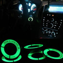 Key Ring Trim Cover Night Light Switch Car Ignition Blue Decoration K9P9