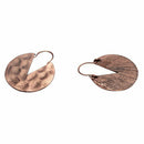 Simple Geometric Drop Earrings Retro Round Dangles Hoops Women Unique Boho