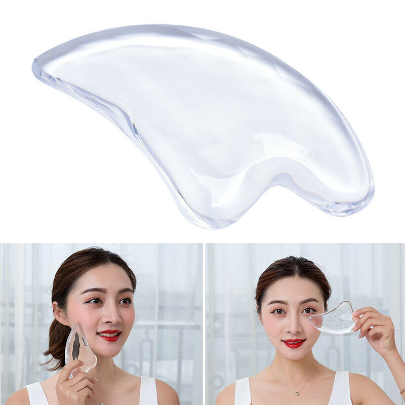 1PC Crystal Scraper Board Face Lifting Tool Gua Sha Face Massage Facial MasSEAU
