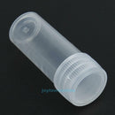 50Pcs 5ml Plastic Sample Bottle Small Clear Bottle Vial Storage Container Tools