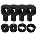 4Pcs Mounting Bracket Kit Led Off-Road Light Vertical Bar Tube Clamp Roof R