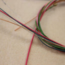 6pcs/set Rainbow Colorful Guitar Strings for Folk Acoustic Guitar Parts A