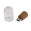 3x 4GB USB Flash Drive U Disk Data Storage Creative Glass Bottle