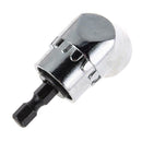 105 Degree Right Angle Drill Bit + 1/4 3/8 1/2 Hex Shank Socket Adapter Kit