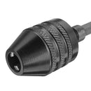 Keyless Drill Chuck Screwdriver Impact Driver Adaptor Hex Shank Dril Bit FBES