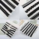 6X Women Elegant Charm Necklace Set Lace Hollow Black Clavicle Choker Jewelry Nw
