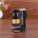 3 in 1 Shaving Soap Bowl+Shaving Brush+Shaving Stand Bristle Hair Shaver A