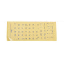 Russian Transparent Keyboard Stickers Letters for Laptop Notebook Computer PCC,t