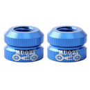 1 Pair Bike Tire Law Mouth Nut Tire Inner Tube Valve Nut Replacement Blue