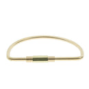 Durable Brass Screw Lock Keychain Ring Clip Tool Hook Clasp D shape