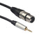Xlr 3Pin Female To 3.5Mm 1/8 Inch Trs Male Connector Audio Adapter Cable fo