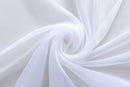 Eyelet Tulle Telylene Window Curtain Drape Sheer Scarf Valance White 1x2.1M