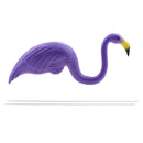 Pack Flamingos Plastic Yard Garden Lawn Grassland Art Ornaments Purple