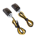 LED Mini Tiny Small Indicators Turn Signals Light Motorcycle Amber 4pcs
