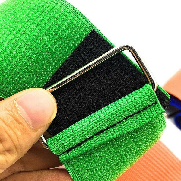 4 Legged Race Bands Outdoor Game Kids Adults Birthday Team Party Games Gree A8I2