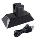 Dual Slot Charging Dock Station Charger with USB Cable for Switch Joy-Con Handle