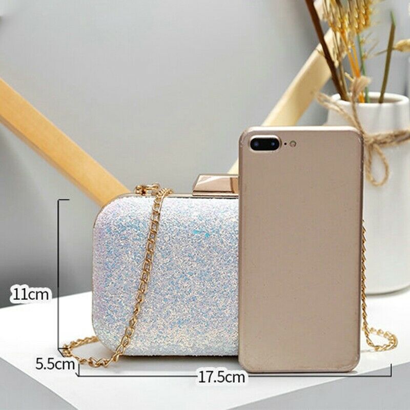 Women Evening Bag Wedding Party Bag Diamond Rhinestone Clutches Crystal Bli F7X4