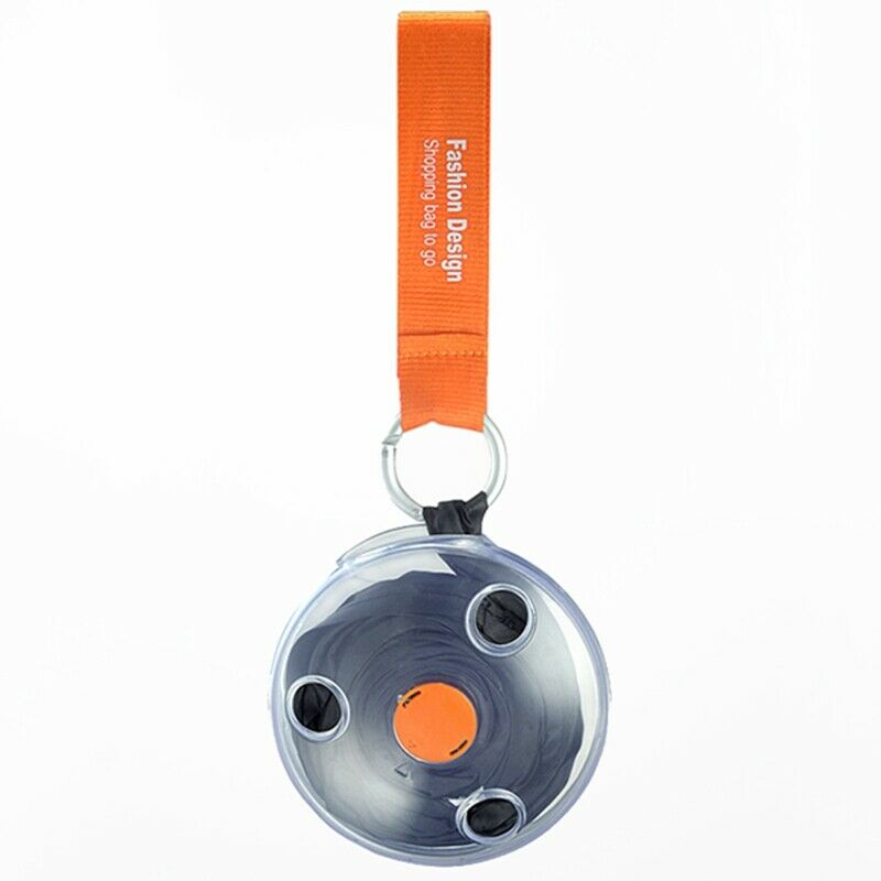 New Fashion Shopping Bag Portable Mini Round Storage Case Bag Reusable Stor S8K5